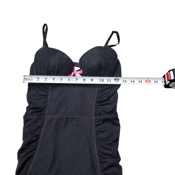 Victoria's Secret Black Bodycon Lengiere Mini Dress - Size 36c - Picture 6 of 7